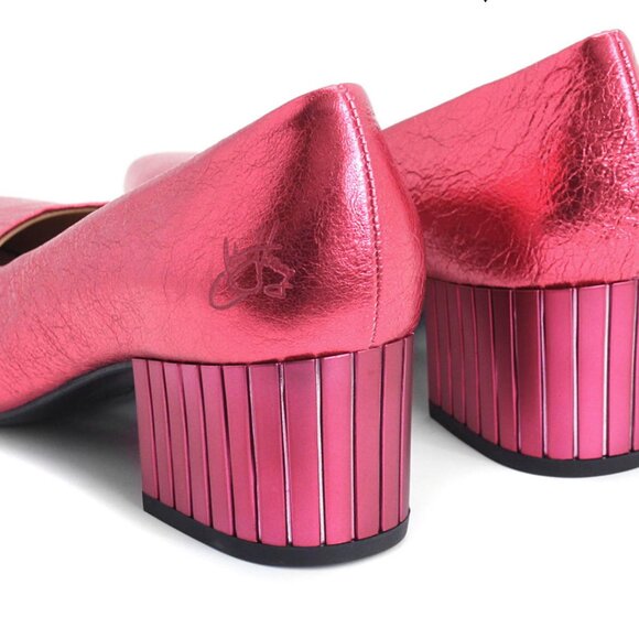 Fluevog Effortless family "Bebe" in metallic pink, size 7 - Picture 13 of 14